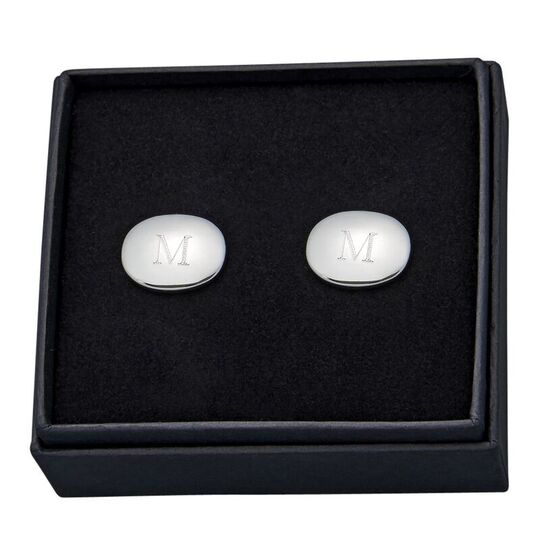 Stylish Oval Cufflinks